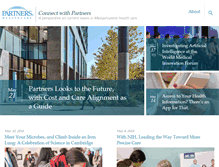 Tablet Screenshot of connectwithpartners.org